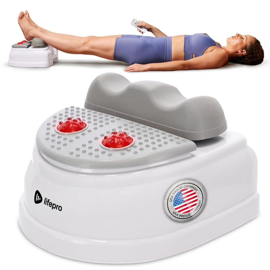 Lifepro Chi Machine - MediRipple Lymphatic Massager with Red Light Therapy, 12-Speed Swing Exercise Machine for Passive Aerobic Fitness, Blood Circulation, Stress Relief & Recover